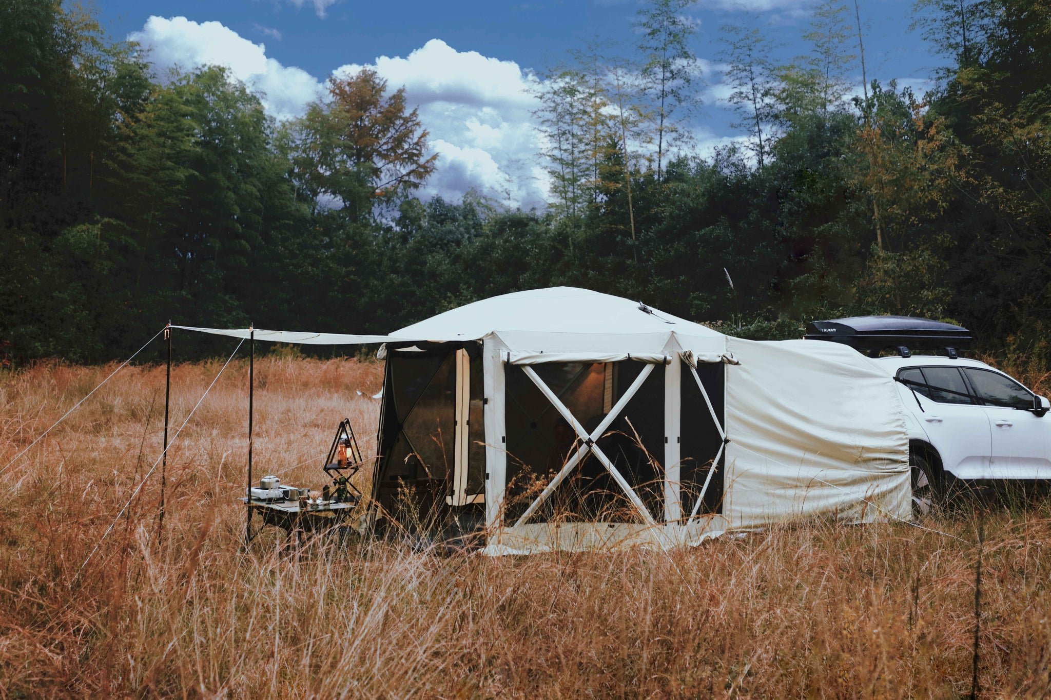 hatch tent REAR HATCH OUTDOOR CAMPING TENT – IKURAM