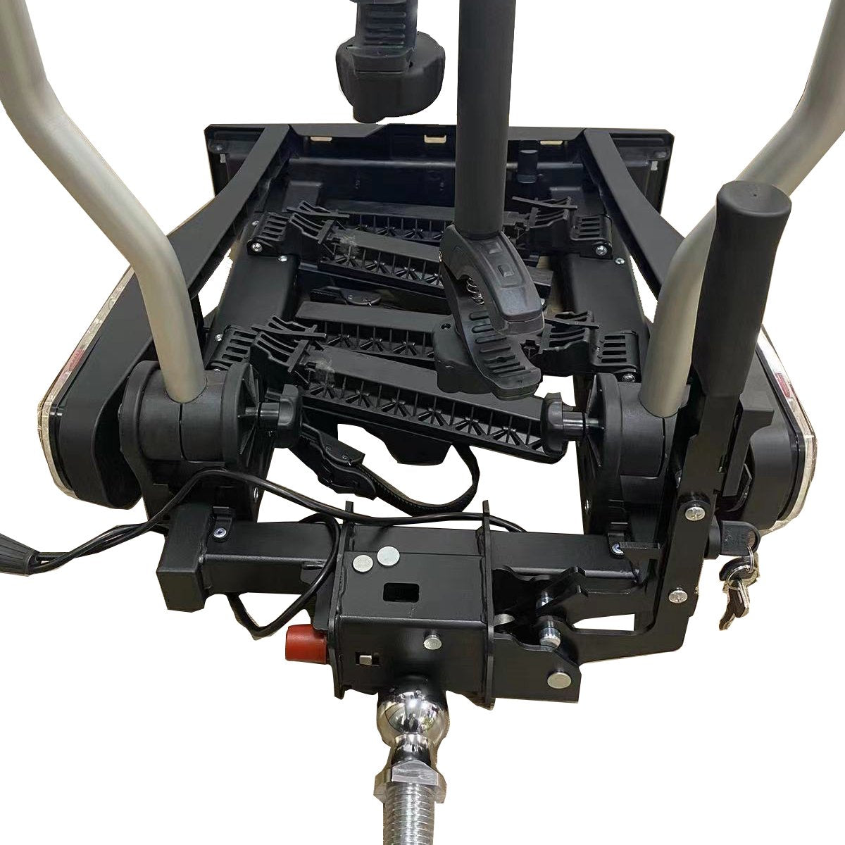 IKURAM 2 Bike Rack Foldable Rack with License Plate Frame, Turn Signal