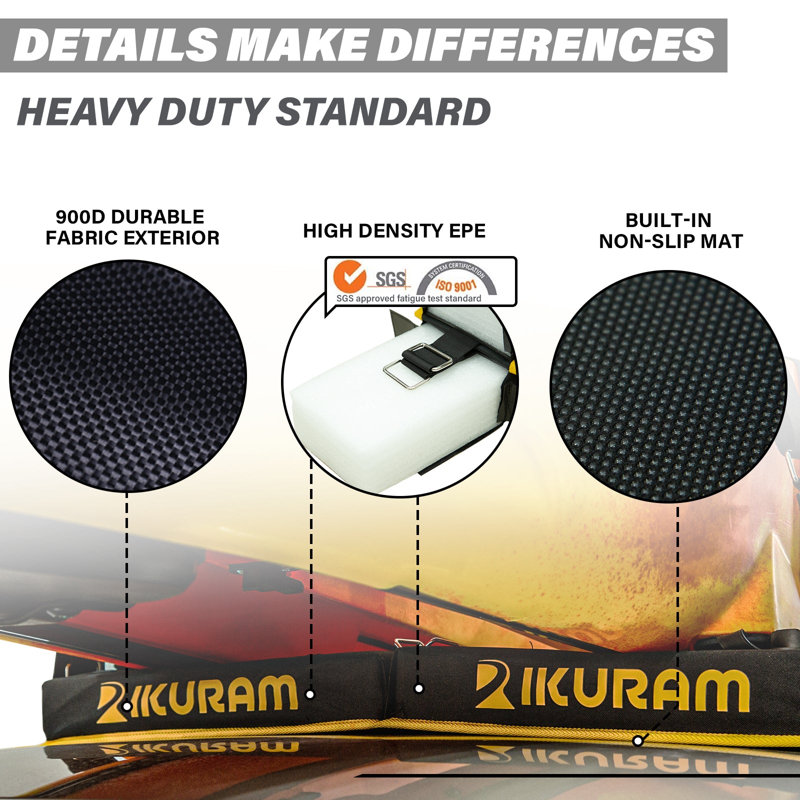 SOFT ROOF RACK PADS