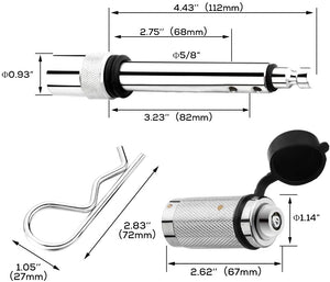 HITCH LOCKING PIN SET- 5/8"
