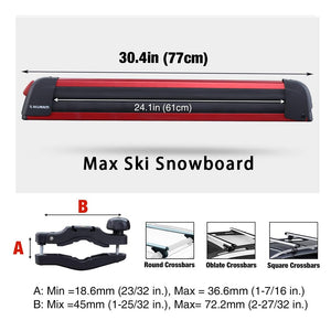 SKI & SNOWBOARD RACK MAX