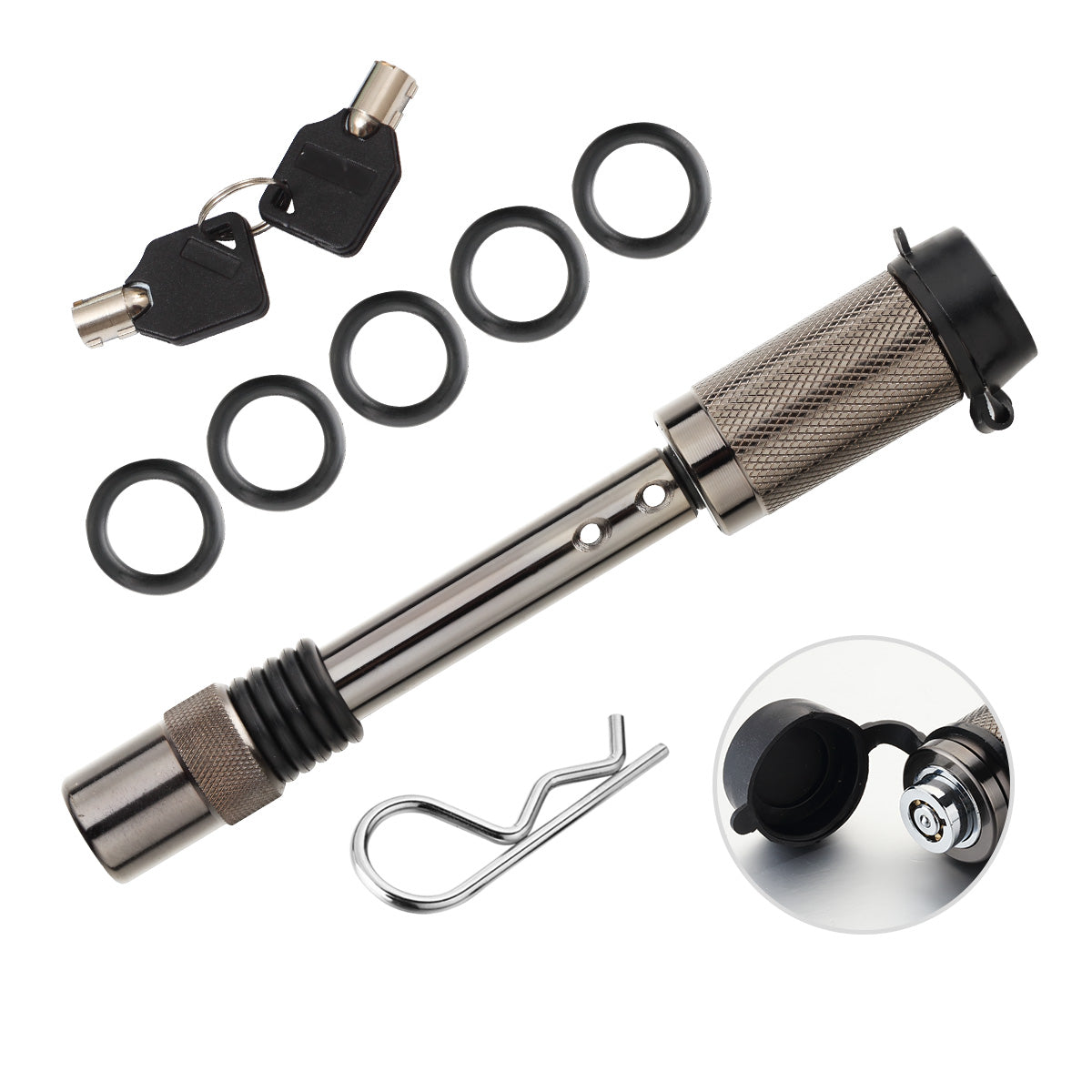 HITCH LOCKING PIN SET- 5/8"